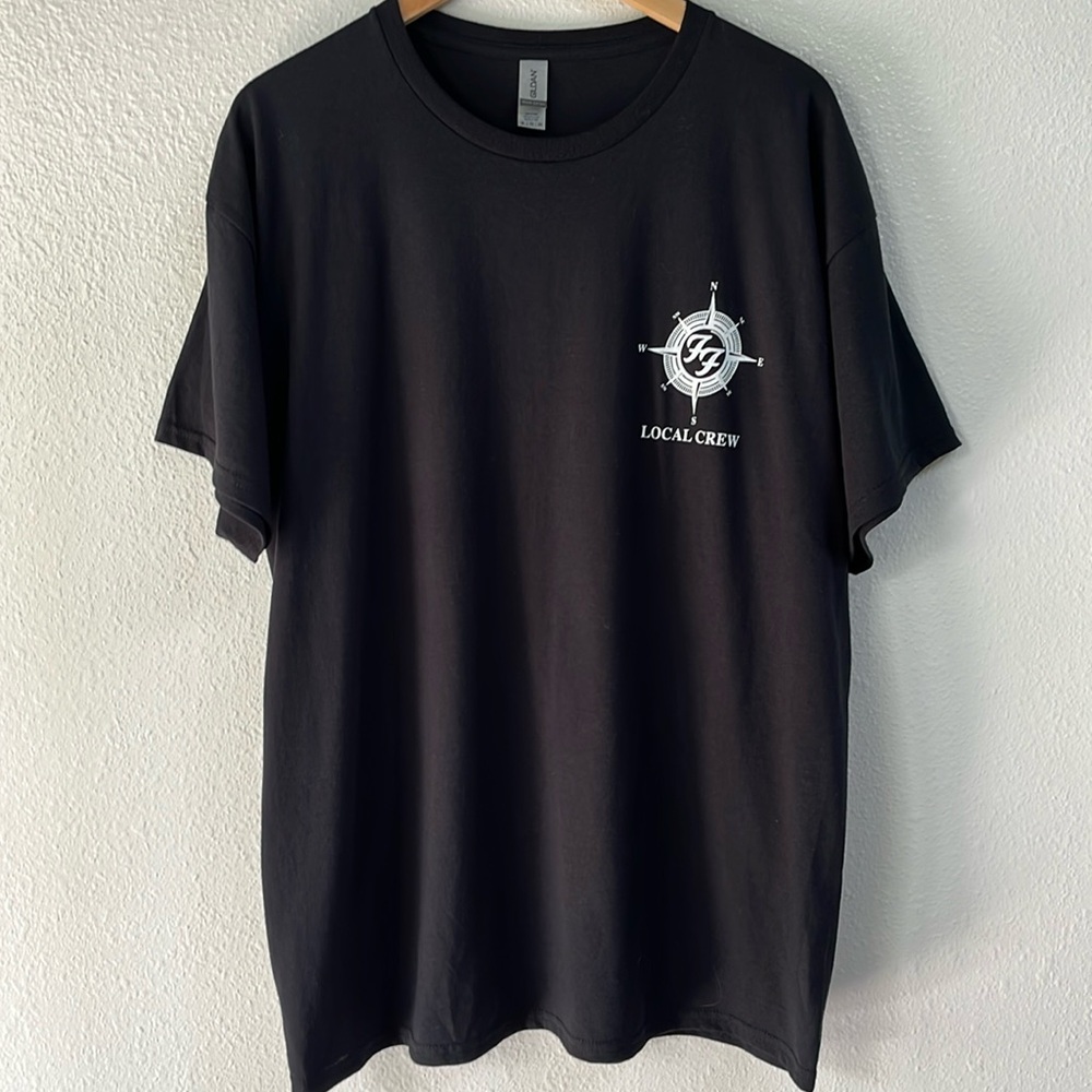 Foo Fighters T Shirt XL Black Local Crew Rare Merchandise Memorabilia 2024 New